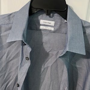 Calvin Klein slim fit performance non-iron dress shirt